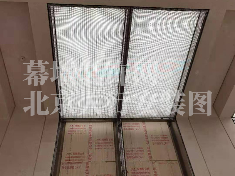 幕墙装饰网北京人行安装图